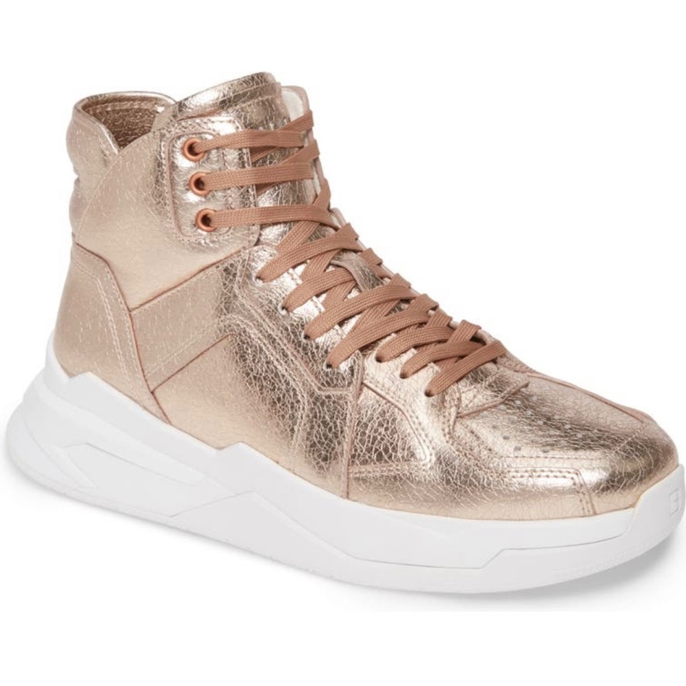 Balmain B Ball Metallic High Top Sneaker